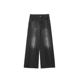 Solid Color High Waist Jeans