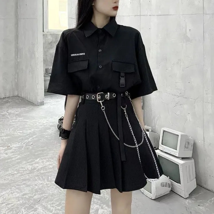 Y2K Chain Shirt