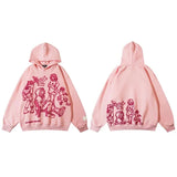 Youth Life Cartoon Print Hoodie