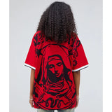 Virgin Mary Graphic Vintage T-Shirt