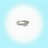 Gothic Punk Adjustable Open Ring