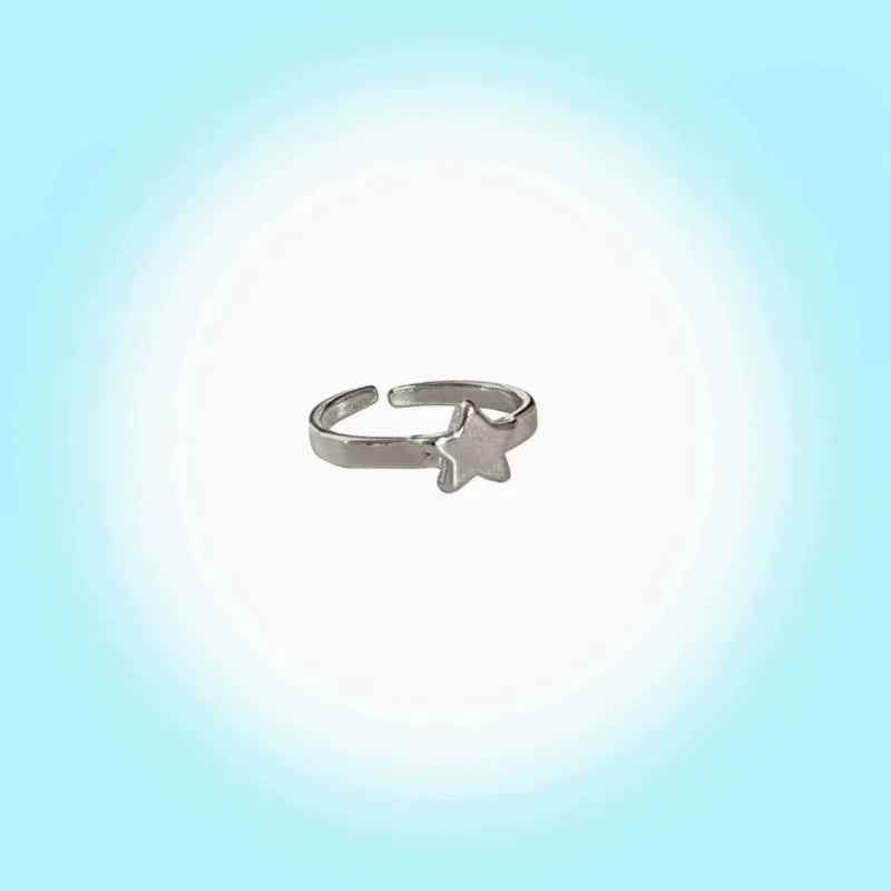 Gothic Punk Adjustable Open Ring
