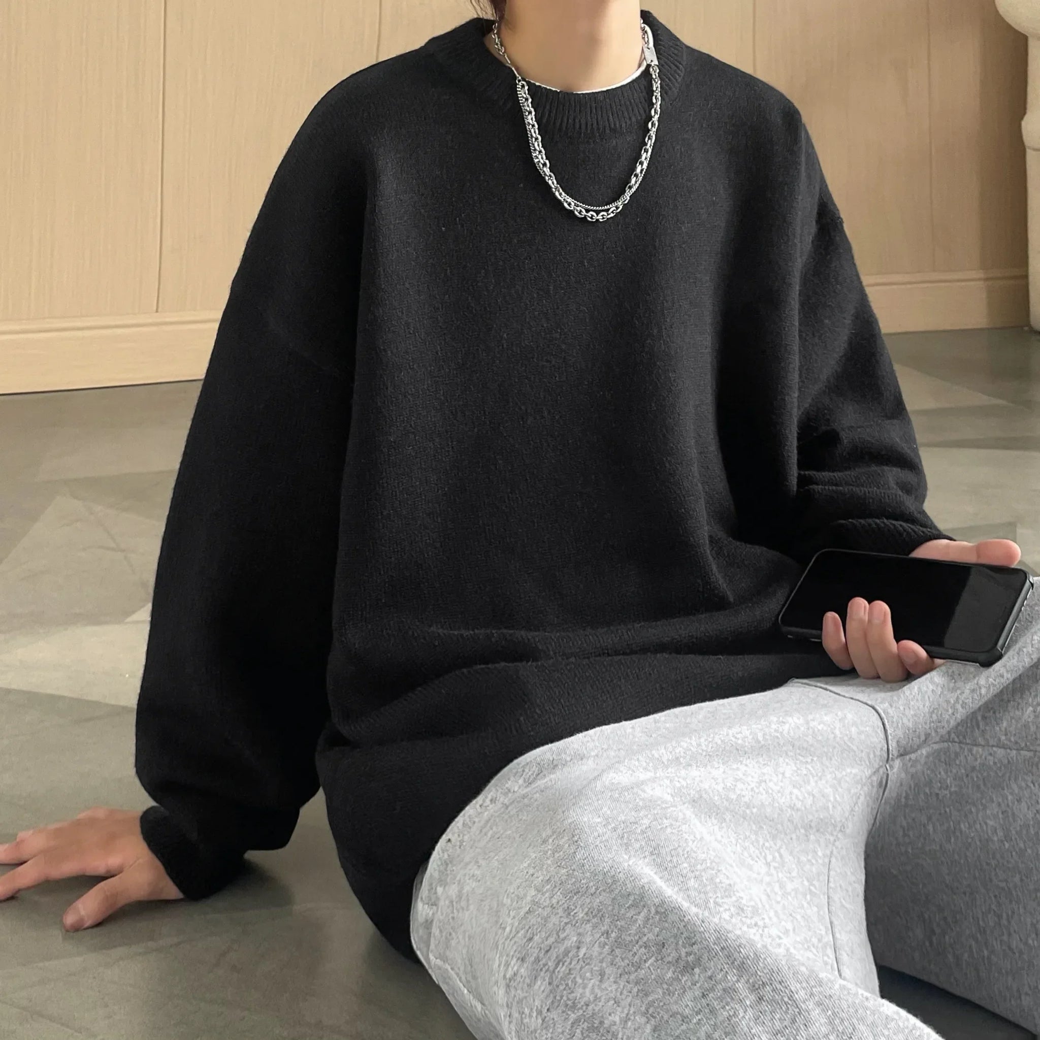 Y2K Bear Soft Boy Sweater