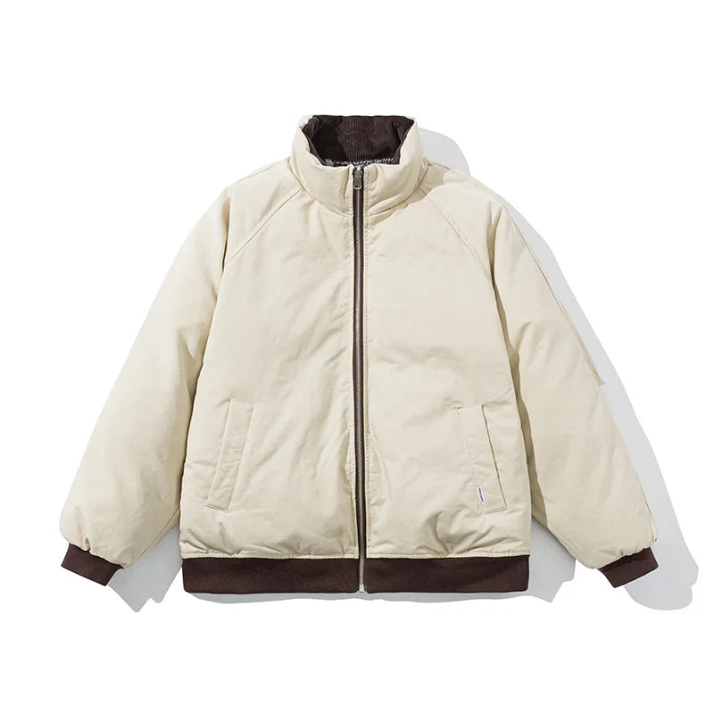 Thick Double-Sided Winter Puffer Jacket