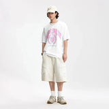 Amerikanisches Oversized bedrucktes T-Shirt