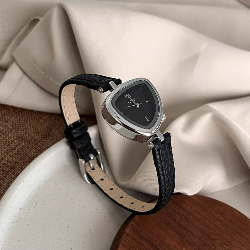 High-Quality Leather Quartz Watch