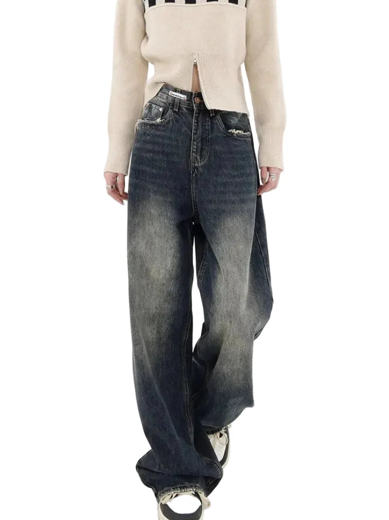 Acubi High Waisted Wide Leg Women's Jeans