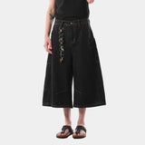 Retro American Loose Fit Cropped Jort
