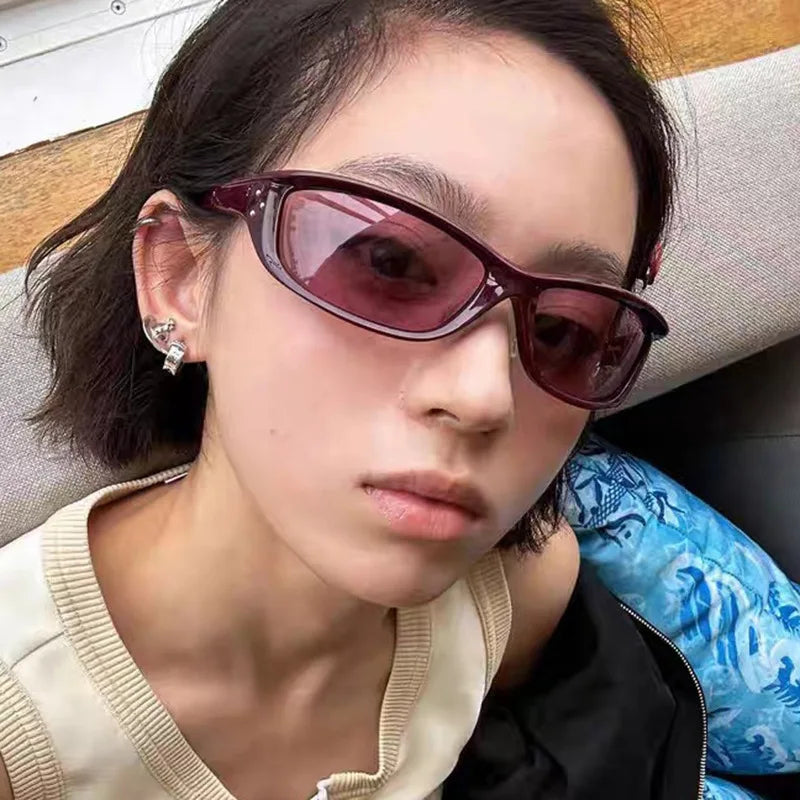 Y2k Retro Steam Punk Sunglasses