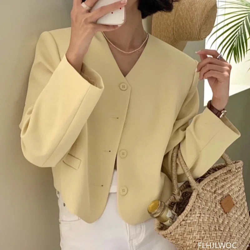 Old Money Short Women Coats
