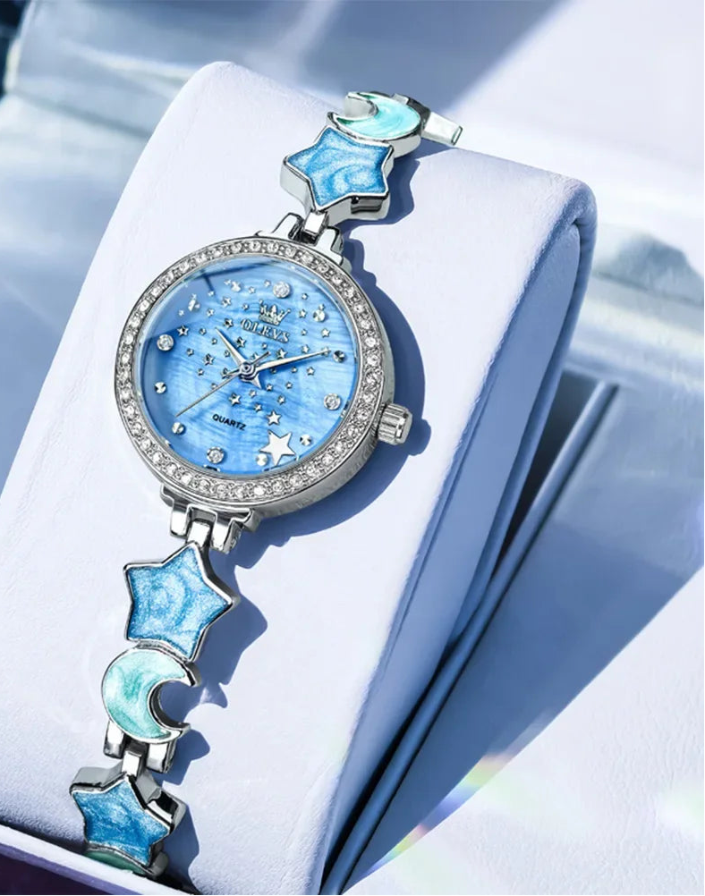 Stainless Steel Bracelet Luxury Quartz Watch