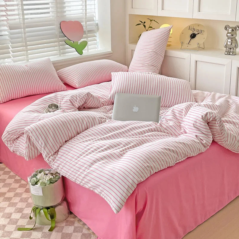 Pink Cozy Bedding Set