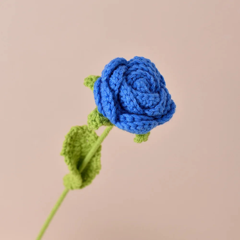Single Bouquet Hand-Knitted Crochet Flower