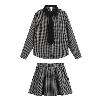 Office Girl Elegant Two-pieces Set