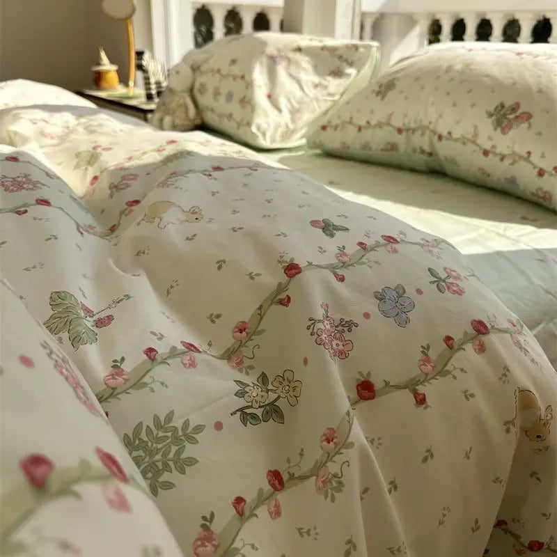 Juego de Ropa de Cama Floral Coquette