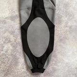 Y2K Bestickter grauer Hoodie