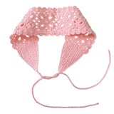 Solid Color Hollow Knitted Headbands