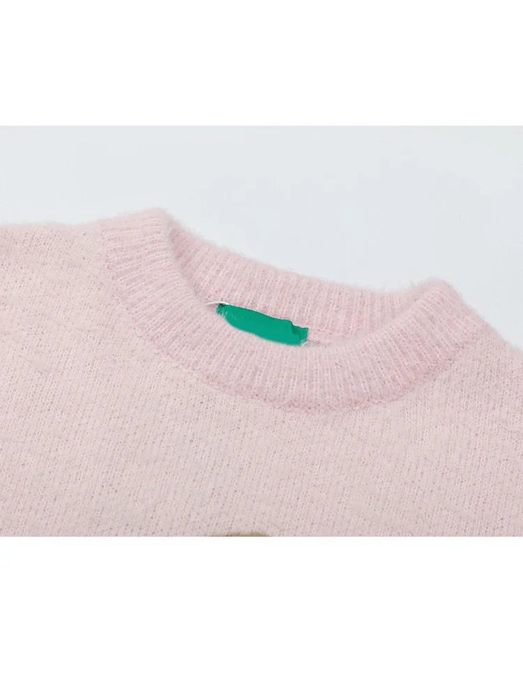 Gemütlicher Mohair-Strickpullover