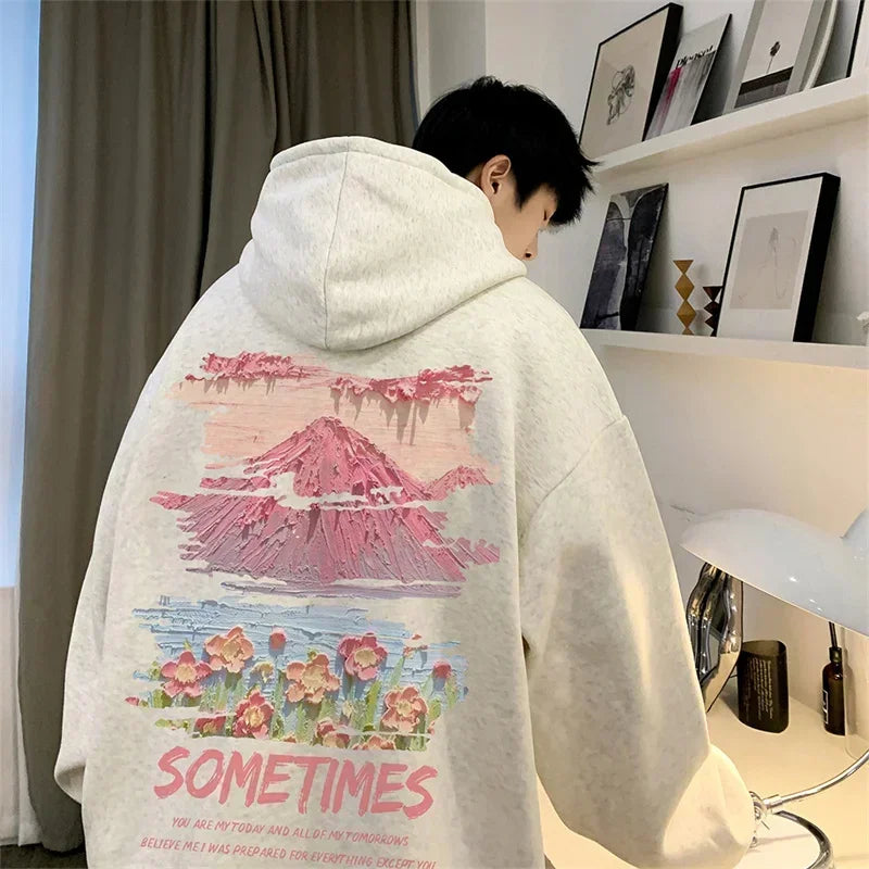 Vintage Good Time Oversized Hoodie