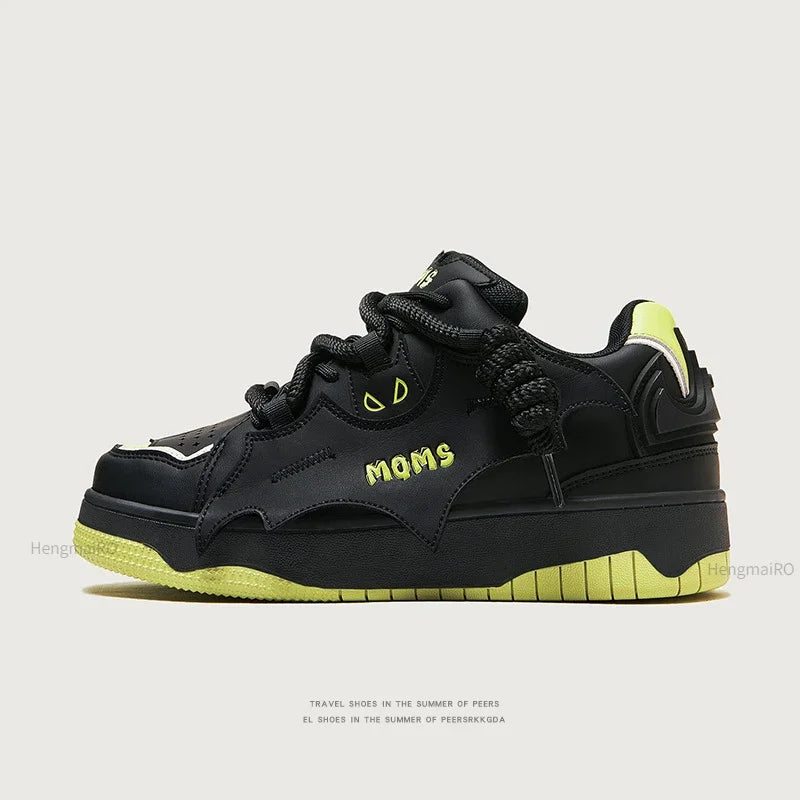 Retro Punk Designer School Sneakers
