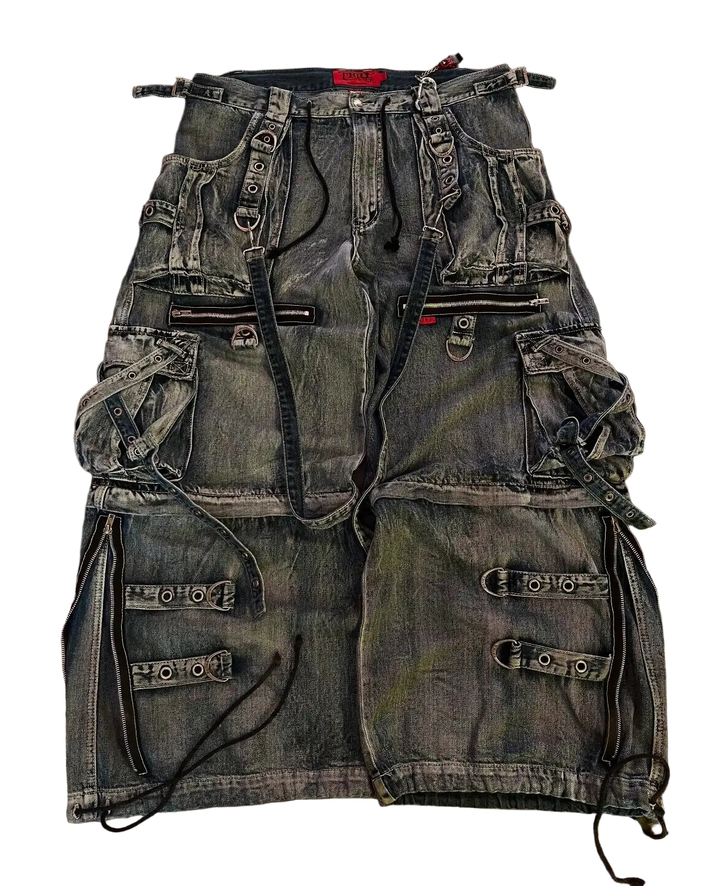 Retro Baggy Low Rise Cargo Jeans