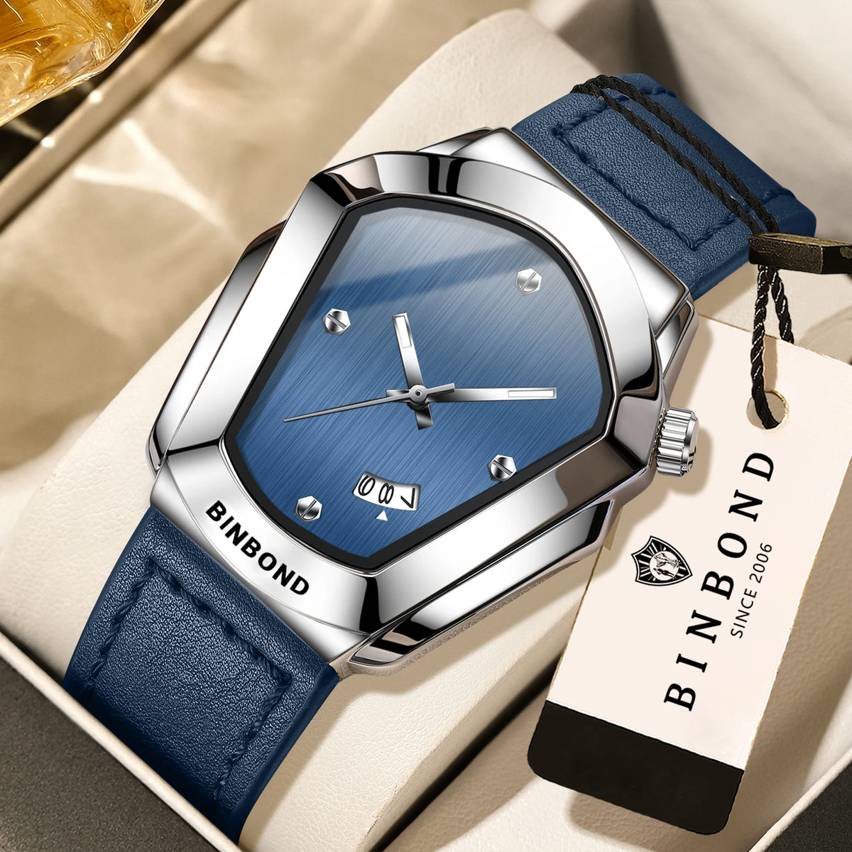 Motor‑cycle Style Dial Casual Watch