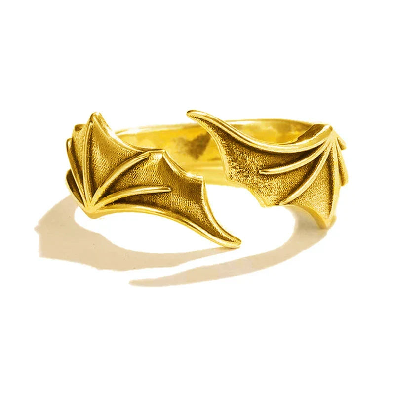 Y2K Gothic Angel Devil Wings Rings