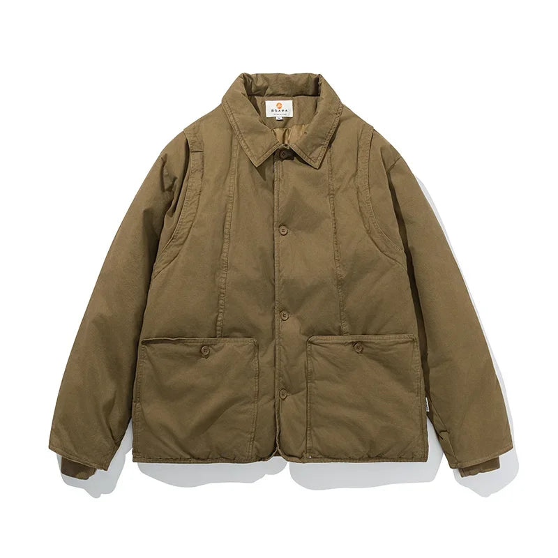 Koreanische Retro Vintage Steppjacke