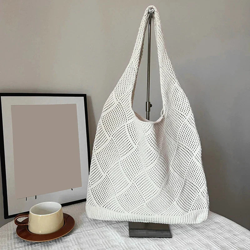 Retro Handgefertigte Häkeltasche für Damen