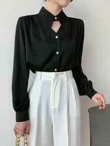 Corporate Girl Aushöhlungs-Shirt