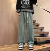 Stripe Lazy Boy Wide Leg Pants
