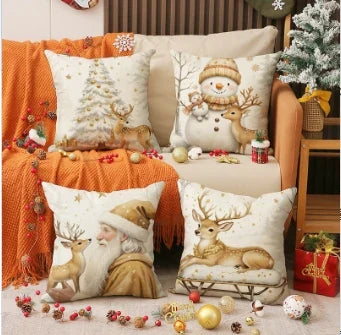 Vintage Christmas Pillow Covers