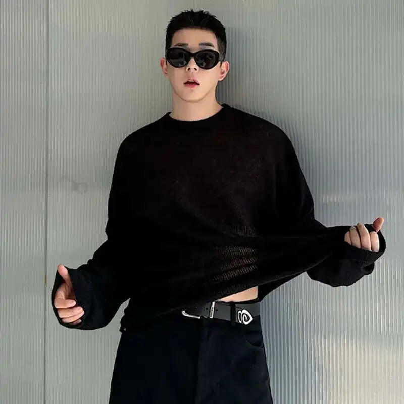 Stylish Korean Round Collar Oversized T-Shirt