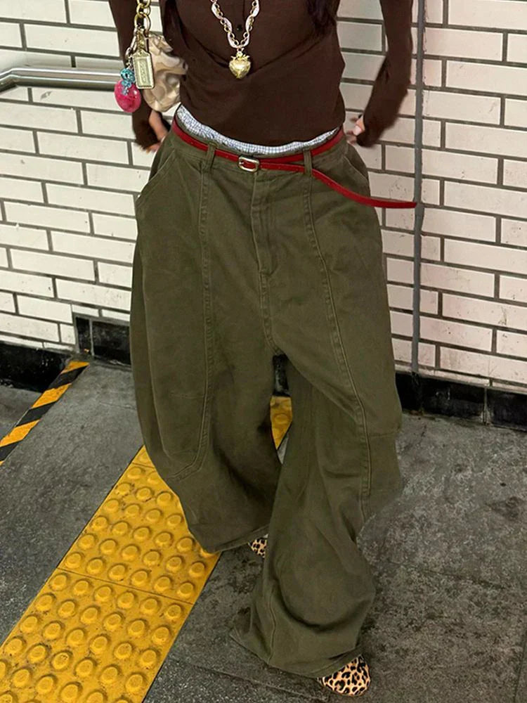 Baggy High Waist Wide Jeans