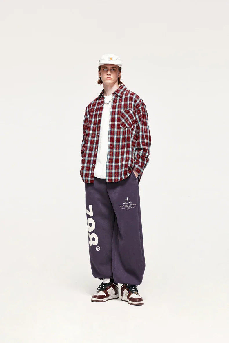 Lazy Boy Korean Style Wide Leg Pants