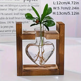 Creative Wooden Frame Small Vintage Vase