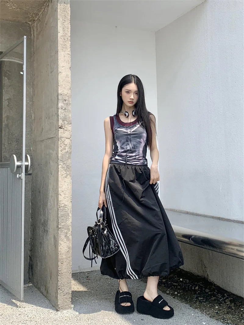 Punk Dark Silver Tank Top