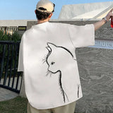 Korean Cat Oversized T-shirt