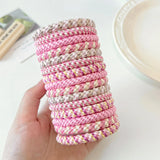 15 Pieces Strapped Ponytail Holder