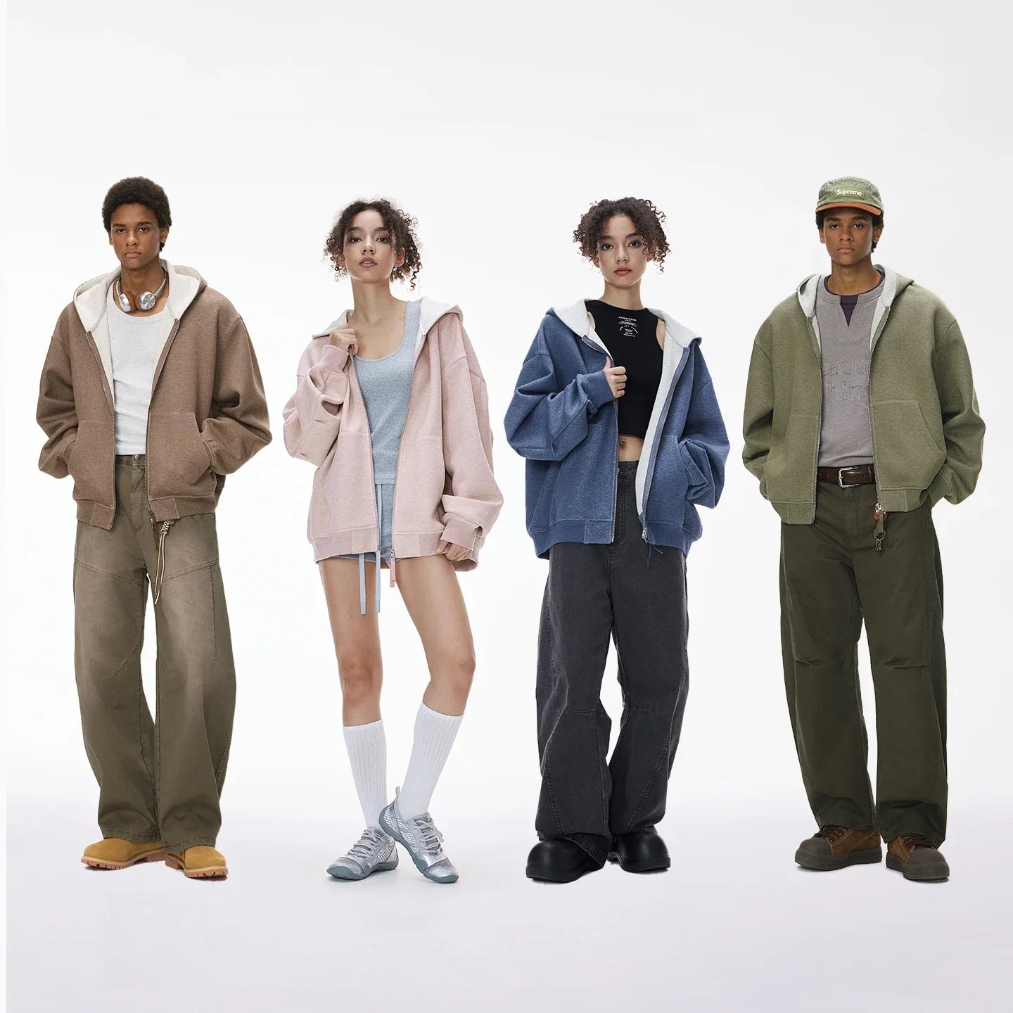 Reversible Zip-Up Hoodie