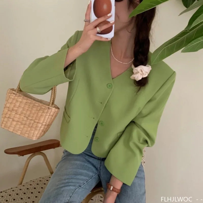 Old Money Short Women Coats