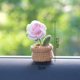 Crochet Handmade Knitted Tulip Flowers