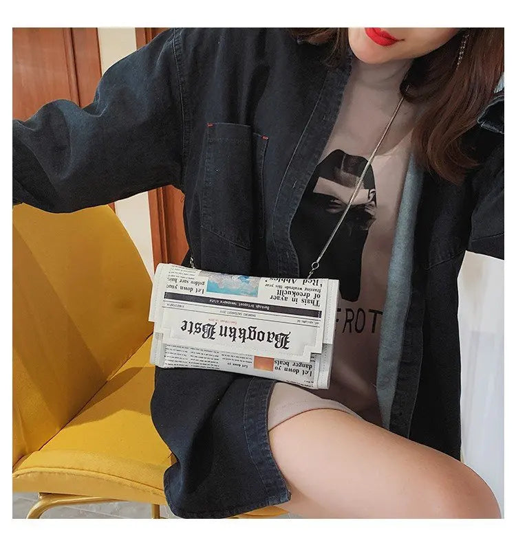 Newspapers Cross Bags