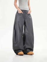 Corporate Girlie Black Wide Leg Pants