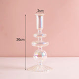 Taper Glass Candlestick Holder