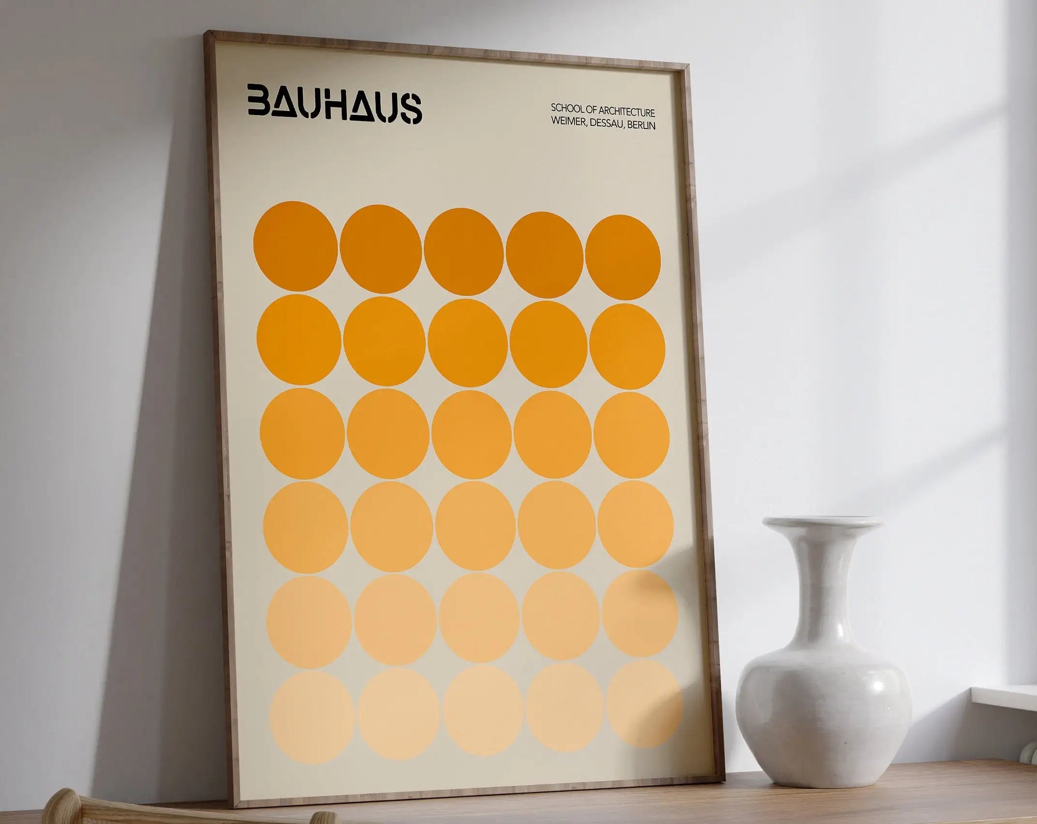 Modernist Geometric Canvas Poster