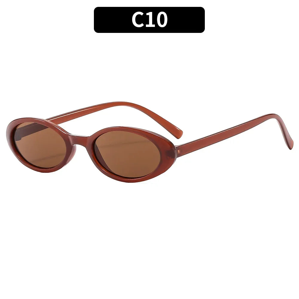 Y2K Retro Oval Sunglasses