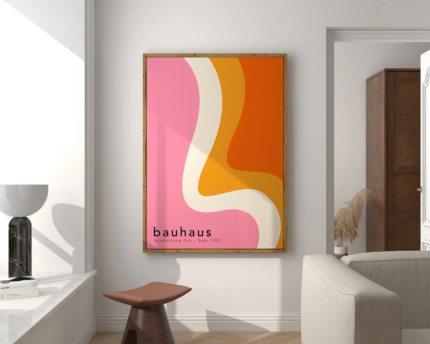 Modernist Geometric Canvas Poster