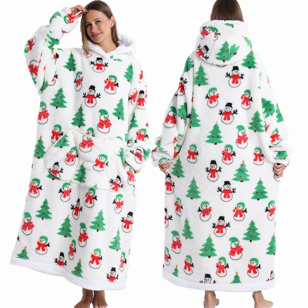 Cartoon Tragbare Homewear Pyjama-Decke