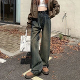 Warm Wide Leg Thermal Jeans